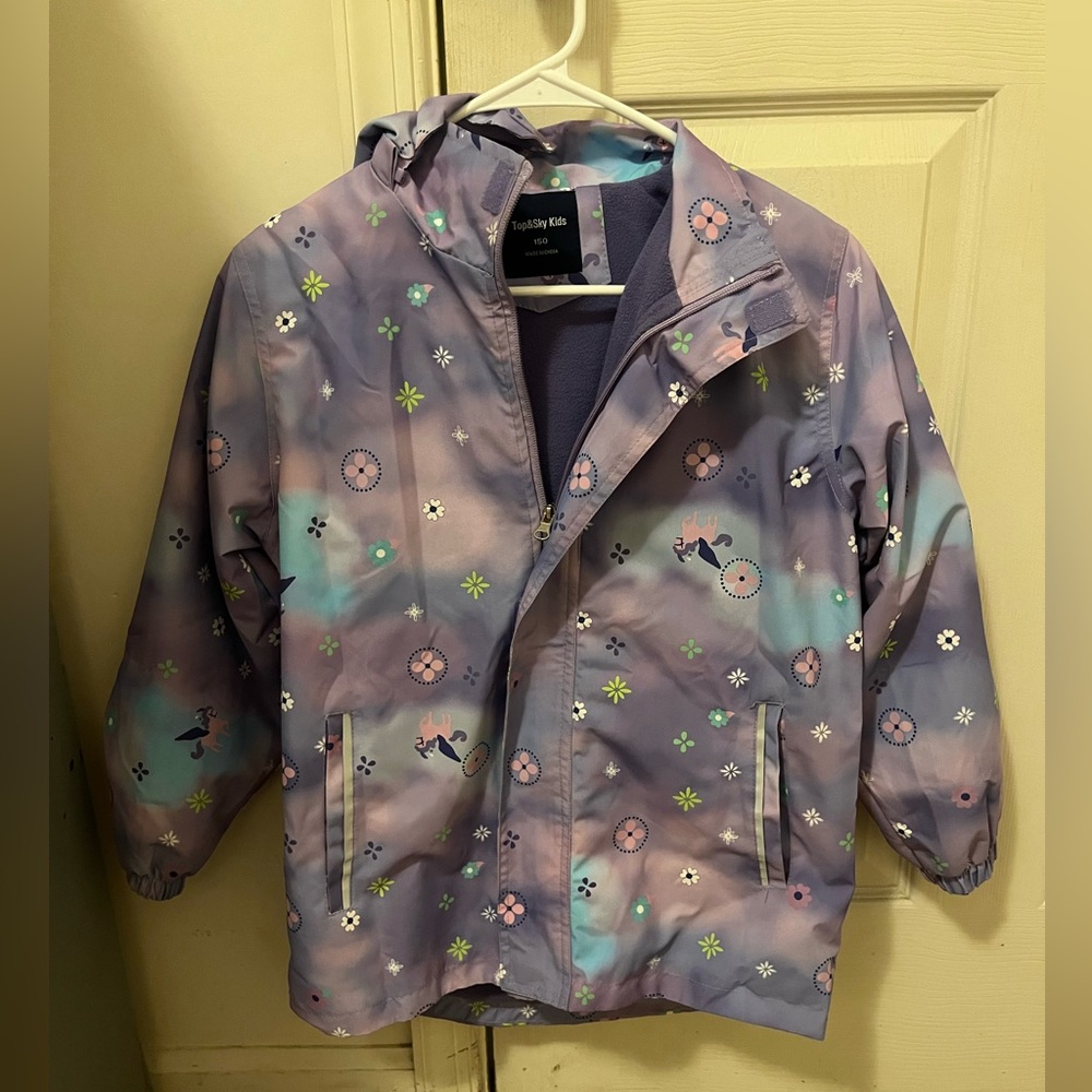 Kids coat with fleece liner